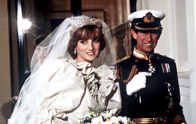 Diana ja Charles menivät naimisiin heinäkuussa 1981.