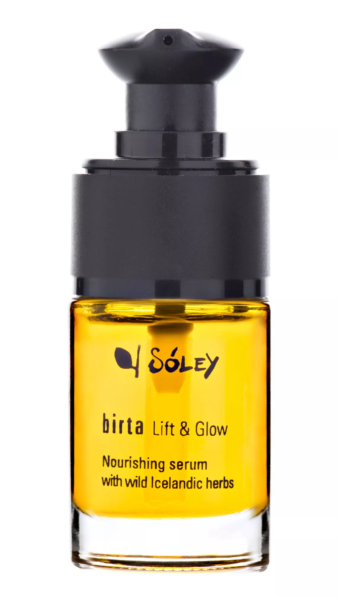 L. Sóley Birta Lift & Glow -anti-aging-seerumissa on runsaasti linolihappoa sekä A-, C- ja E-vitamiineja ja flavonoideja, 15 ml 54 e.