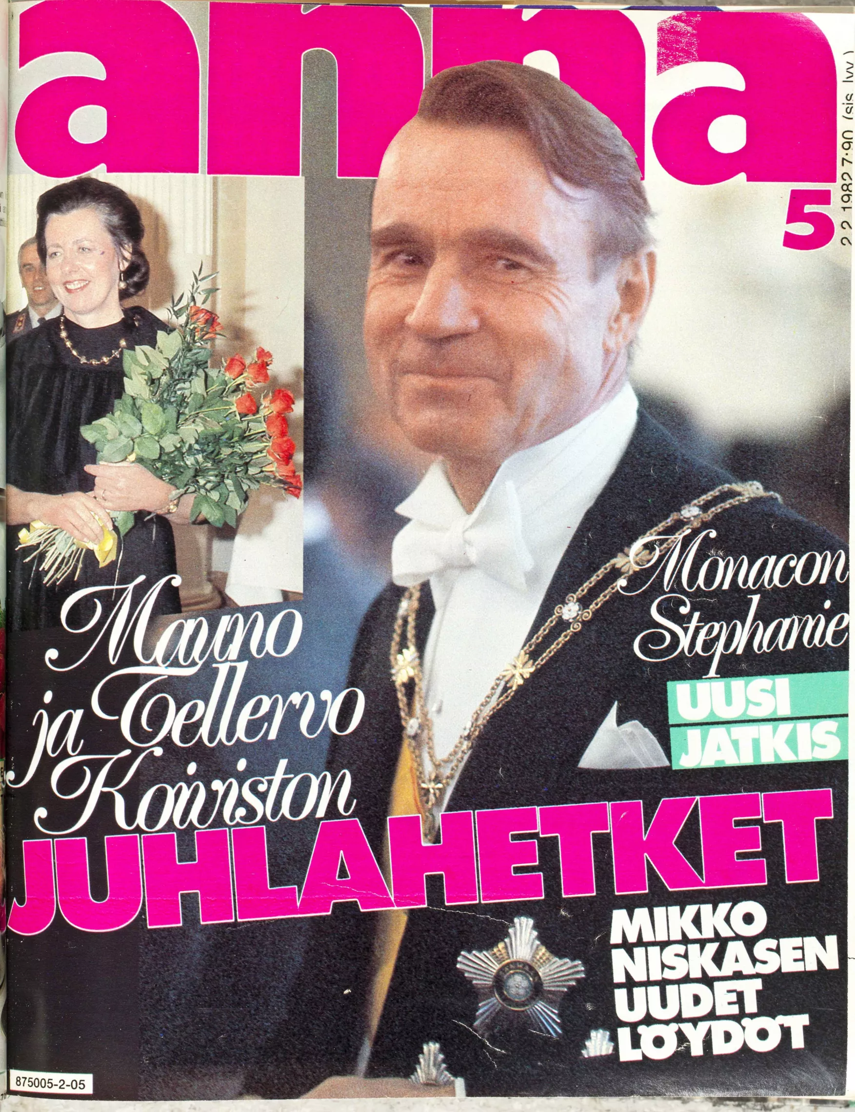 Mauno Koivisto Annan kannessa 1982.