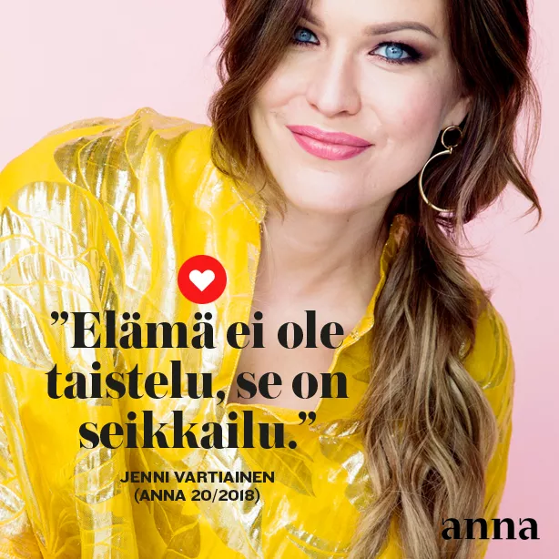 Jenni Vartiainen Anna-lehdessä