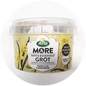 Arla & More kaurapuuro vanilja-kardemumma: 2+/5