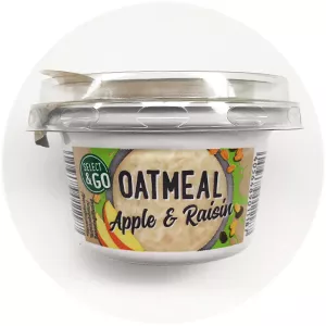 Milbona Select & Go Oatmeal Apple & Raisin: 3/5