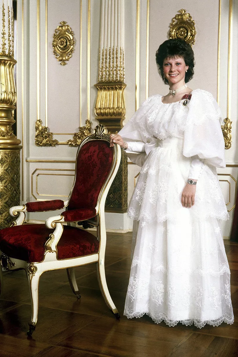 Märtha Louise juhli konfirmaatiotaan kuninkaallisessa linnassa Oslossa toukokuussa 1988.