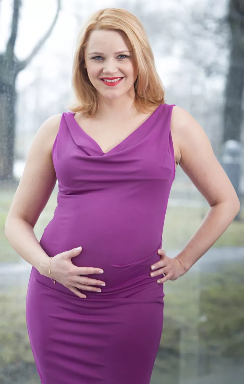Keväällä 2015 Anna-Maijan raskaus oli jo loppusuoralla.