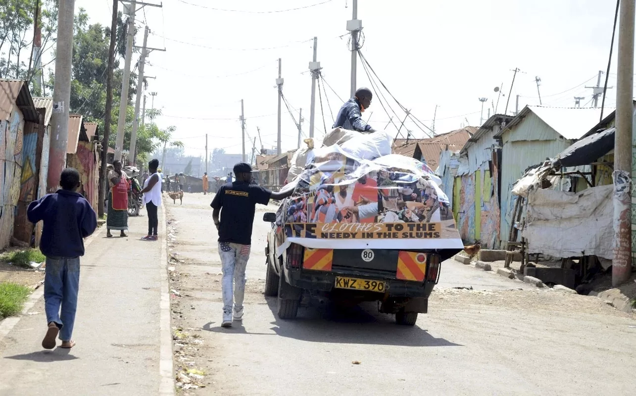 Korogochon slummi on Kenian suurimpia ja koti yli 200 000 kenialaiselle.