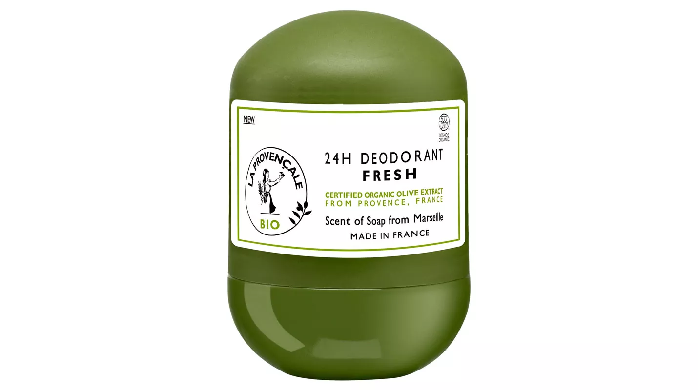 La Provençale Bio Fresh 24 H -deodorantilla on Ecocert Greenlife Cosmos -luomusertifiointi, 50 ml 6 e.