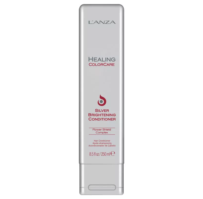 L’Anza Healing ColorCare Silver Brightening Conditioner -sävyttävä hoitoaine vaaleille hiuksille sisältää hiuksia korjaavaa keratiinia, 250 ml 29,50 e.