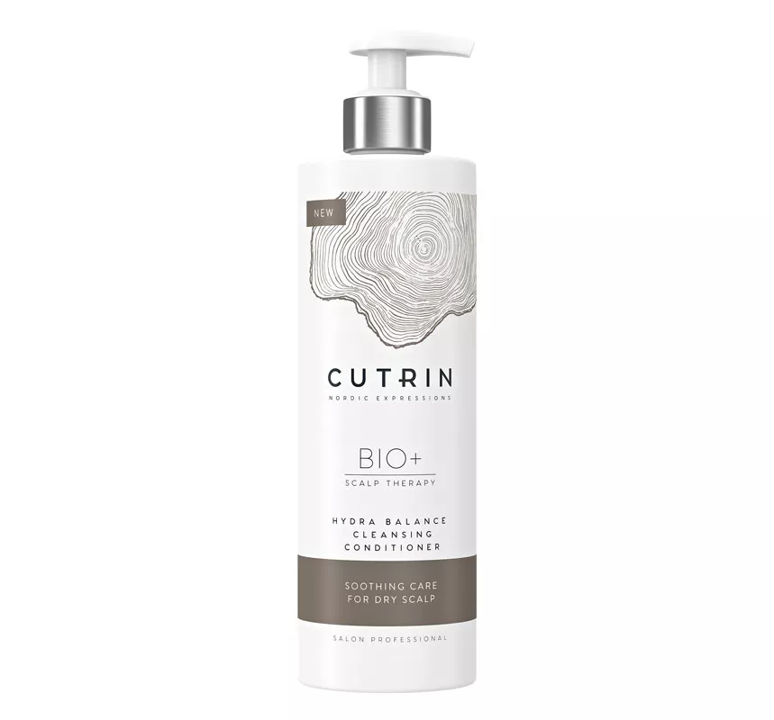 Cutrin Bio+ Hydra Balance -pesevä hoitoaine sisältää kauraöljyä ja kasvipohjaisia, kosteuttavia aineita, 400 ml 15 e.