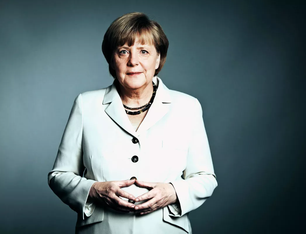Angela Merkel oli aikoinaan Saksan nuorin ministeri. Kuva: Dominik Butzmann/laif