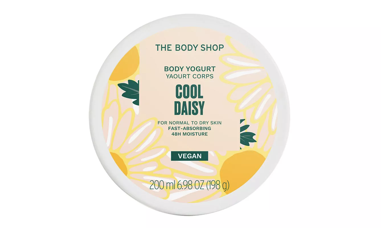 The Body Shop Cool Daisy Body Yogurt -vartalovoide 200 ml 13,50 e. Kausituote on myynnissä kesän ajan.