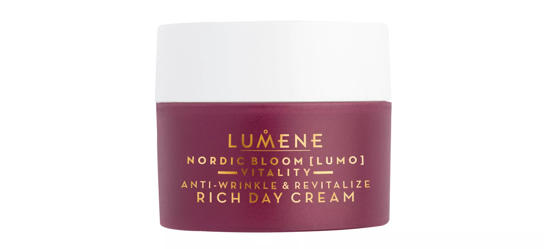 Parhaat ihonhoitotuotteet 2021: paras päivävoide Lumene Lumo Anti-Wrinkle & Revitalize Rich Day Cream.