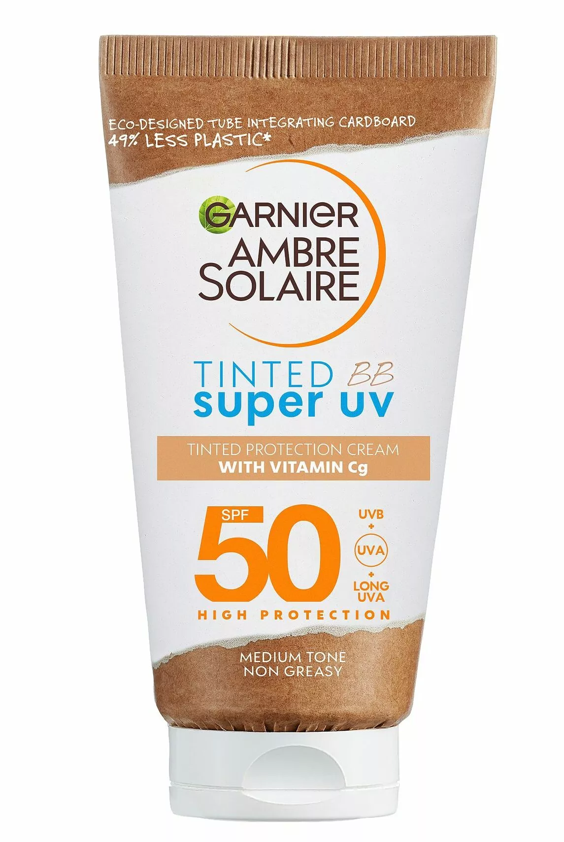 Garnier Ambre Solaire Tinted BB Super UV SPF 50 -voide sopii myös herkälle iholle, 50 ml 13 e.