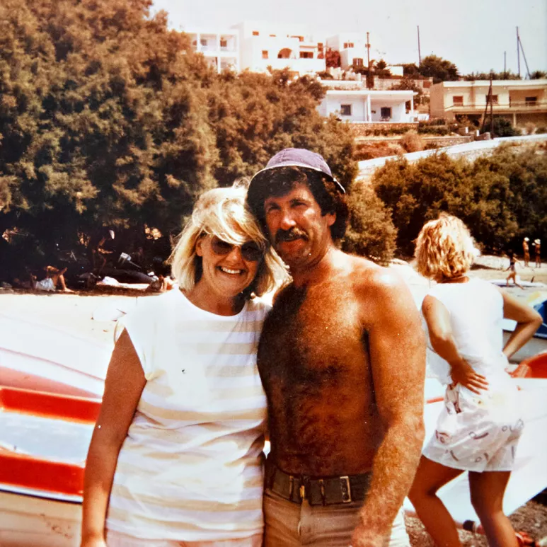 Arja ja Georgos rakastuivat vuonna 1984.