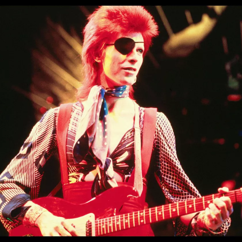 David Bowien kampaukset tunnettiin maailmalla.