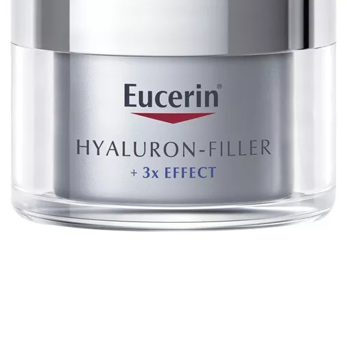 Eucerin Hyaluron-Filler Night Cream -yövoide sopii kaikille ihotyypeille ja häivyttää erityisesti ensimmäisiä ikääntymisen merkkejä, 50 ml 37,50 e.