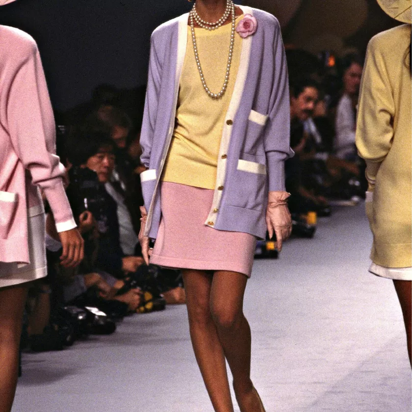 Chanelin näytös vuonna 1988.