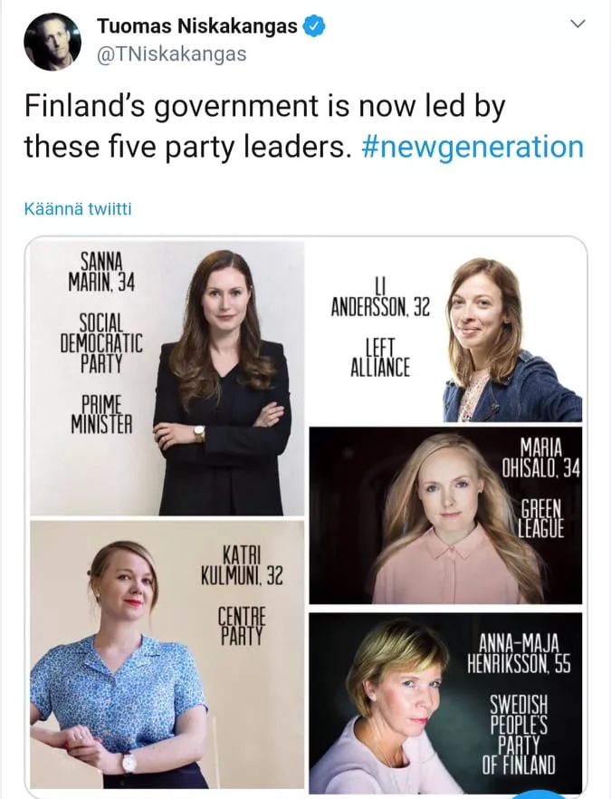 Kun Suomi saa nuoren naisen pääministeriksi ja hallituksessa on muutenkin  paljon naisia, alkoi kohu joka pelottaa: miksi ihmiset ovat niin vihaisia?  - Etä-Äiti