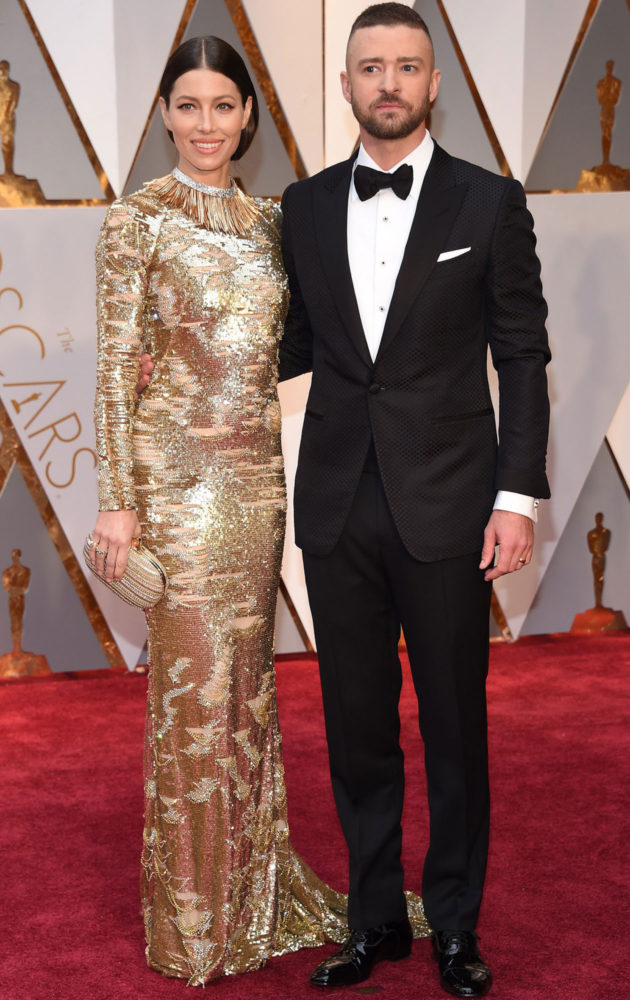 Jessica Biel ja Justin Timberlake, Oscarit 2017