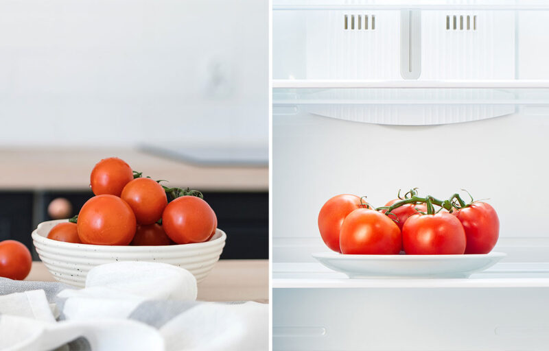 Tomaatit – huoneenlämpöön vai jääkaappiin? Testasimme: näin valtava ero viikossa