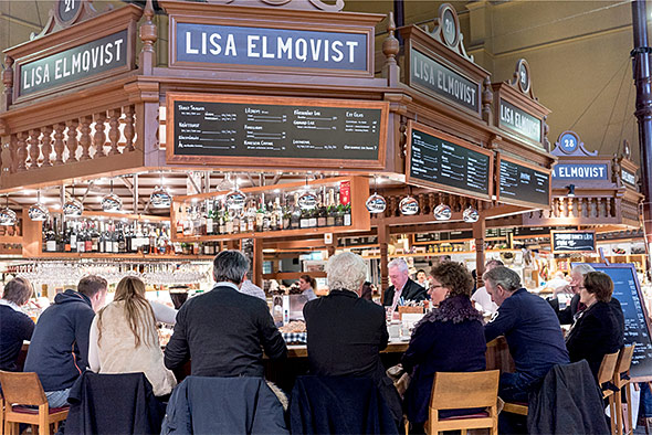 Kalakauppa ja ravintola Lisa Elmqvist. Kuva: Tuukka Ervasti