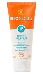 Biosolis Sun Milk for face & body, SPF 15