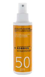 Korres face & body yoghurt SPF 50