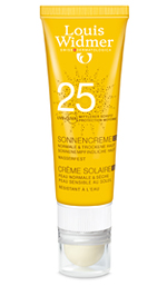 Louis Widmer Sun Cream 25 with Lip Care UV 30