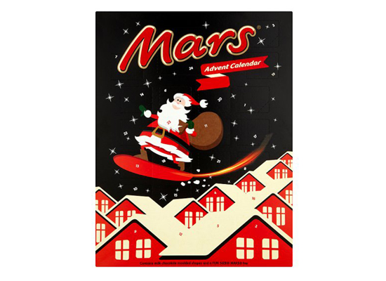 Mars suklaakalenteri