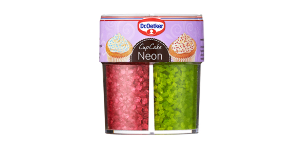 Dr. Oetker Cup cake neon