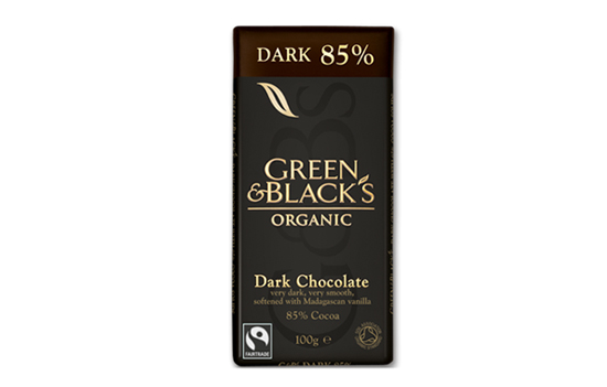 Gree&black organic dark chocolate