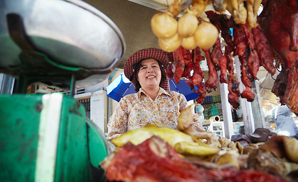 Street Market Kambodza