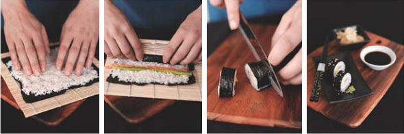 Maki-sushin valmistus